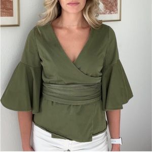 Kimono wrap top